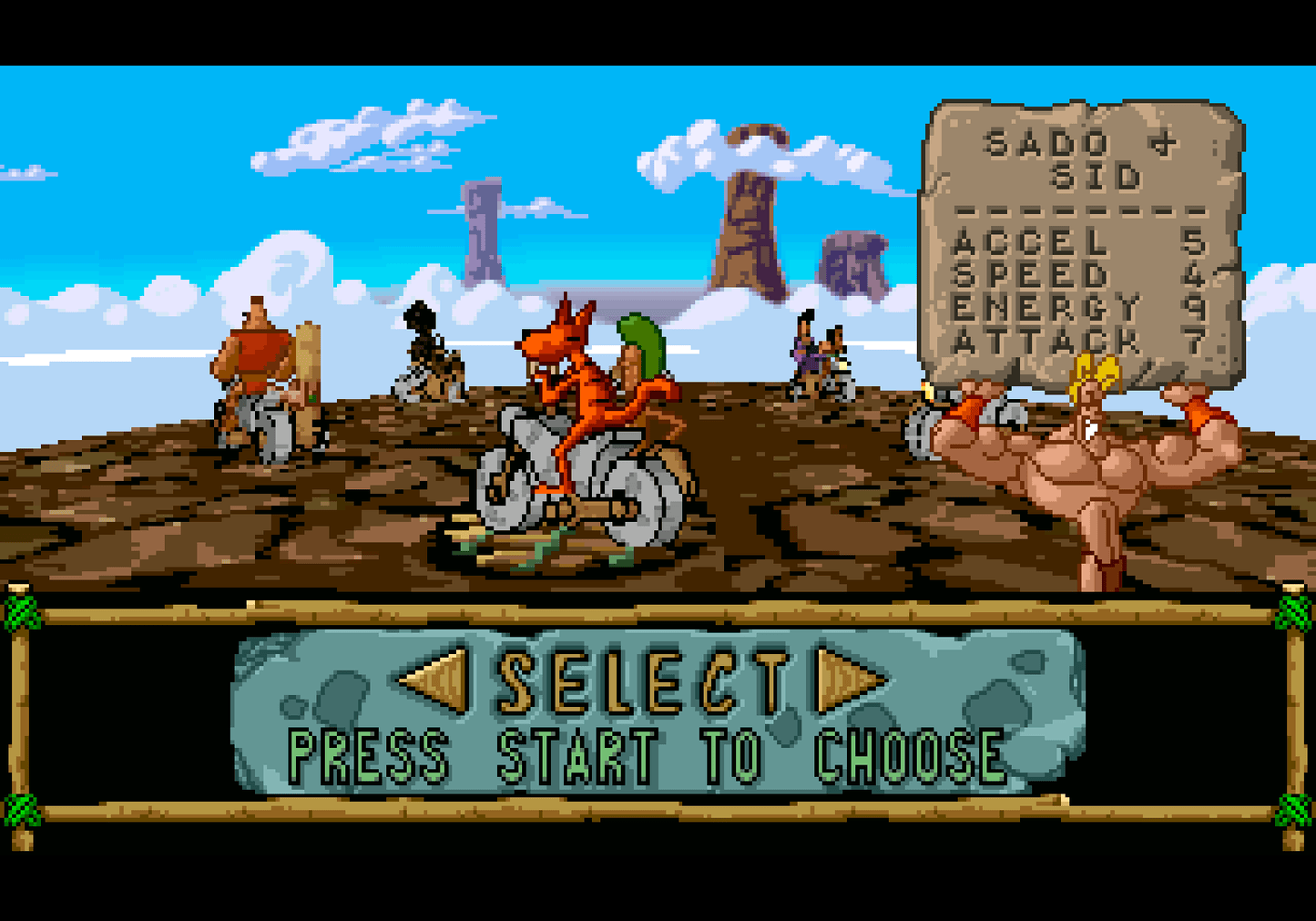 BC Racers (32X Compatible) (32X Shell) - Reproduction Video Game Cartridge with Case and Manual image 4