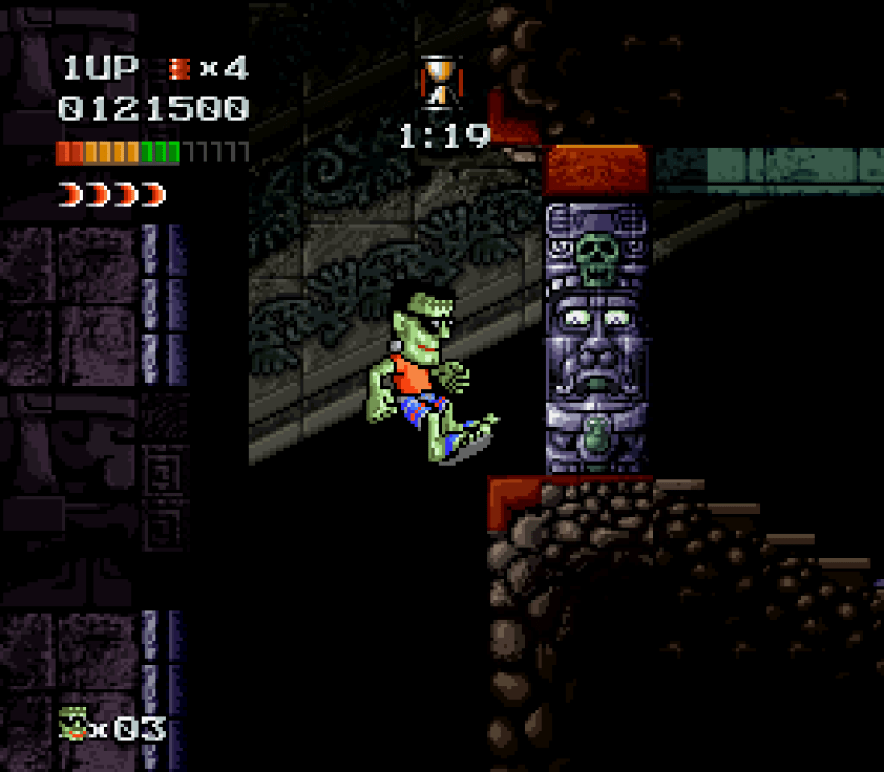 The Adventures of Dr. Franken (SNES Compatible) - Reproduction Video Game Cartridge with Case and Manual image 4