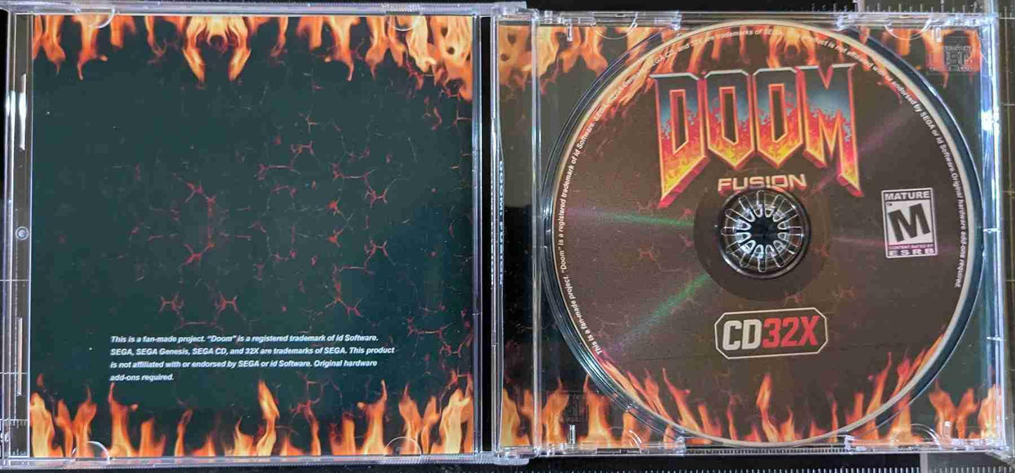Doom CD32X Fusion (V2.2) - SRAM Saving - Reproduction Video Game Cartridge and Compact Disc with Case and Manual image 10