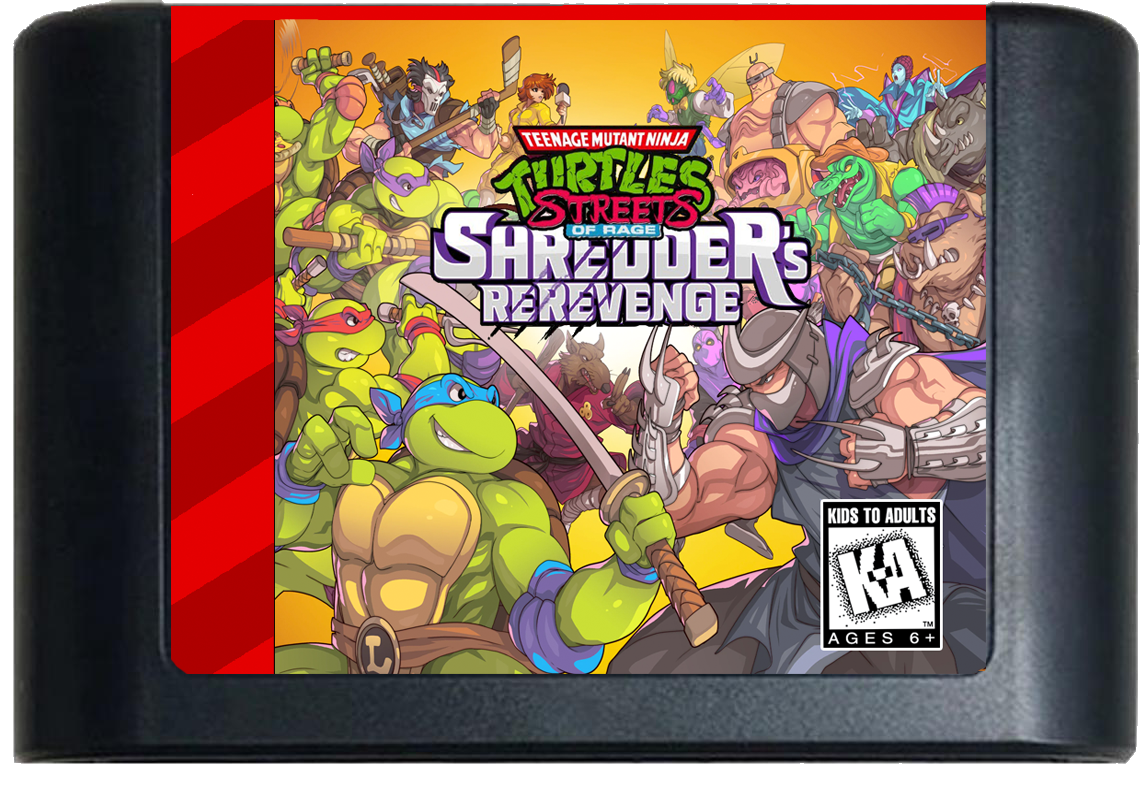 Teenage Mutant Ninja Turtles (of Rage): Shredder's Re-Revenge (Genesis Compatible) - with Case and Manual