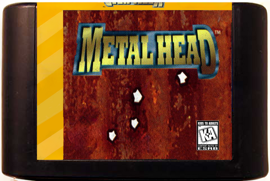 Metal Head (32X Compatible) – Reproduction Video Game Cartridge with Case and Manual