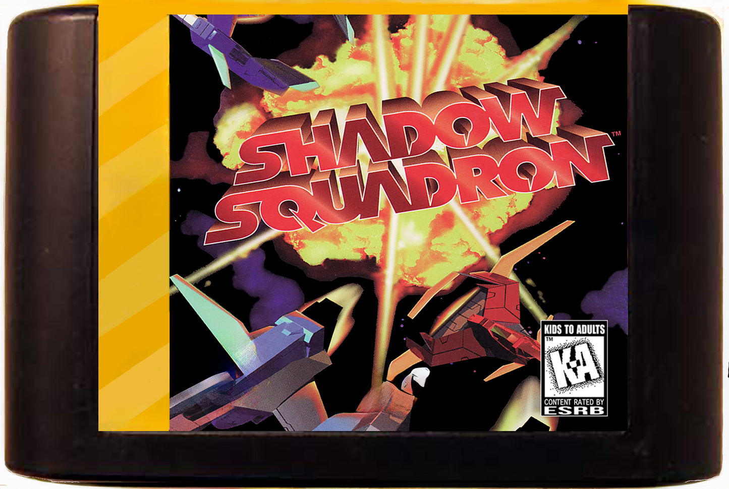 Shadow Squadron (32X Compatible) – Reproduction Video Game Cartridge with Case and Manual