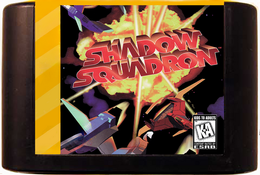 Shadow Squadron (32X Compatible) – Reproduction Video Game Cartridge with Case and Manual