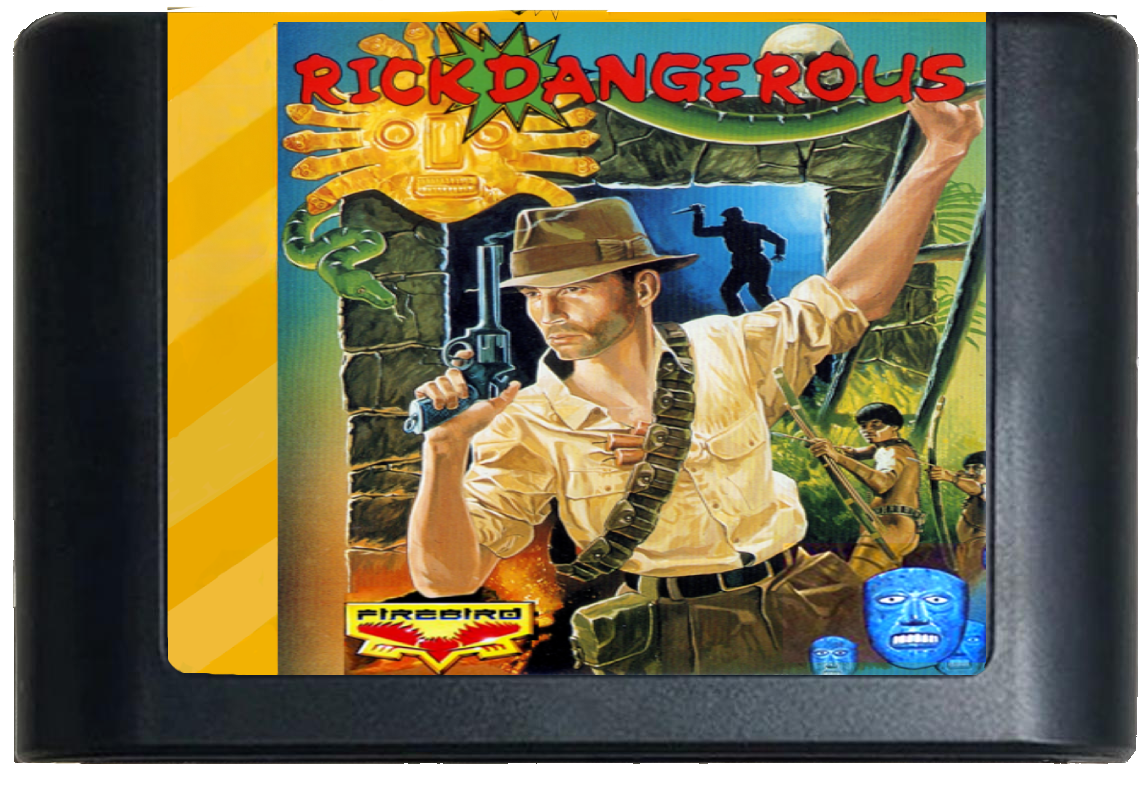 Rick Dangerous (xRick Homebrew) (32X Compatible) – Reproduction Video Game Cartridge with Case