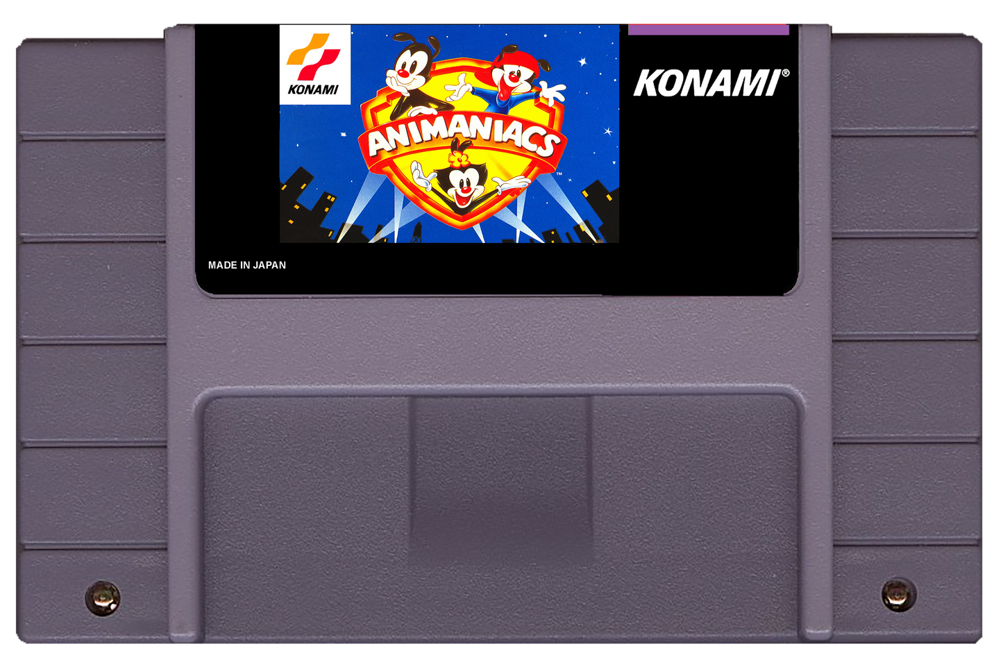Animaniacs (SNES Compatible) - Reproduction Video Game Cartridge with Case and Manual image 1