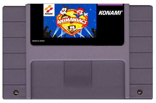 Animaniacs (SNES Compatible) - Reproduction Video Game Cartridge with Case and Manual image 1