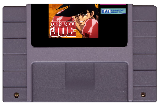 Tomorrow's Joe (Ashita No Joe ENGLISH) (SNES Compatible) - Reproduction Video Game Cartridge image 0