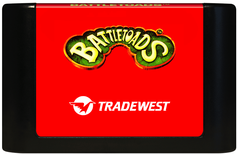 Battletoads (Genesis Compatible) - Reproduction Video Game Cartridge image 0