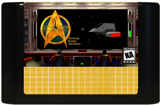 Star Trek: Starfleet Academy Starship Bridge Simulator (32X Compatible) - Reproduction Video Game Cartridge image 0