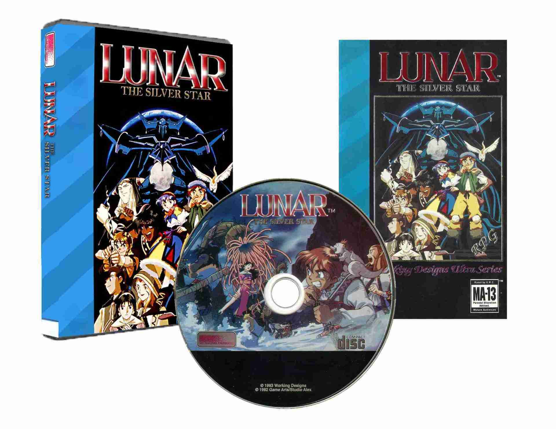 Lunar: The Silver Star (DVD Case)(Sega CD Compatible) - Reproduction Video Game CD image 0