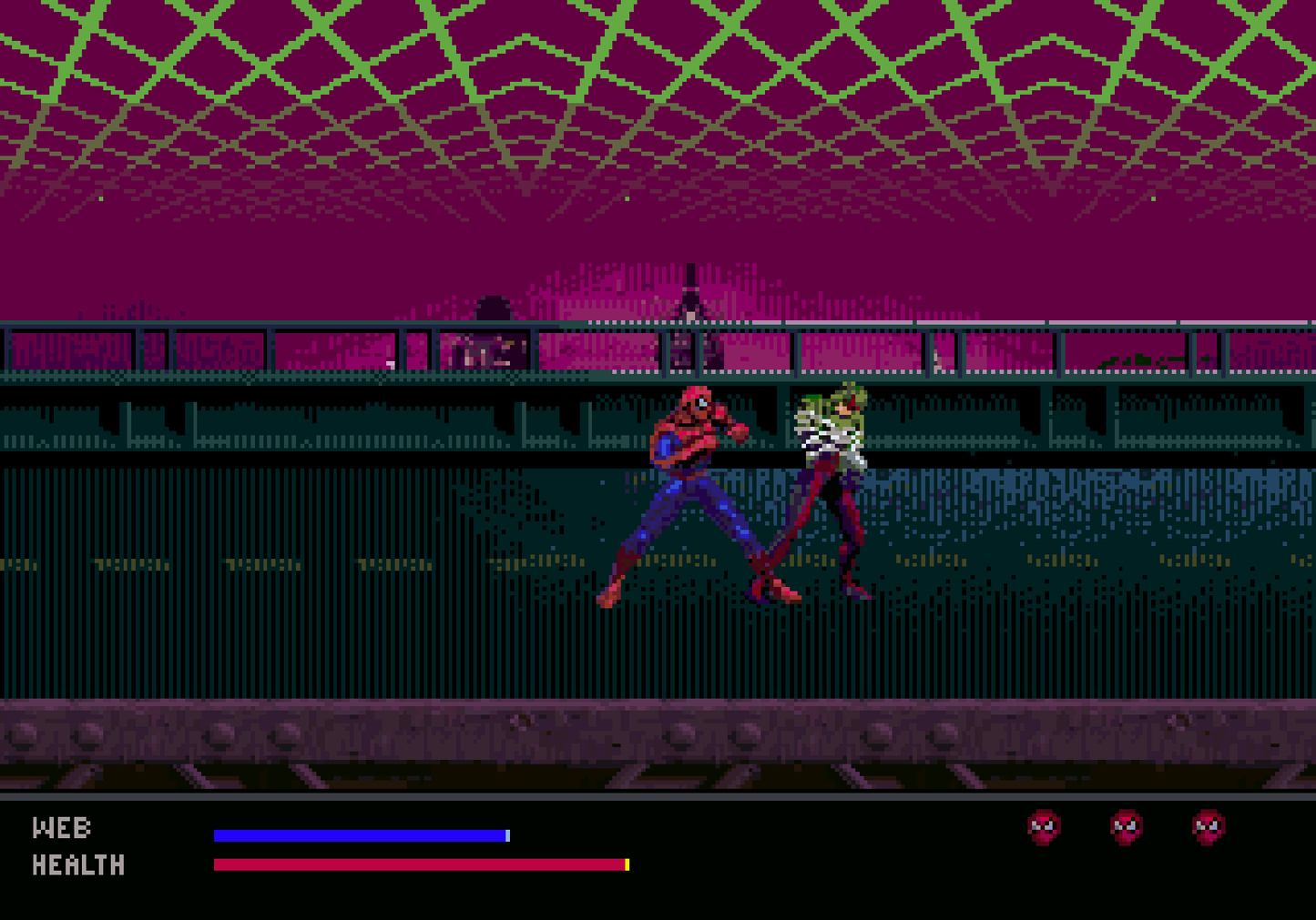 Spider-Man: Web of Fire (32X Compatible) – Reproduction Video Game Cartridge with Case and Manual