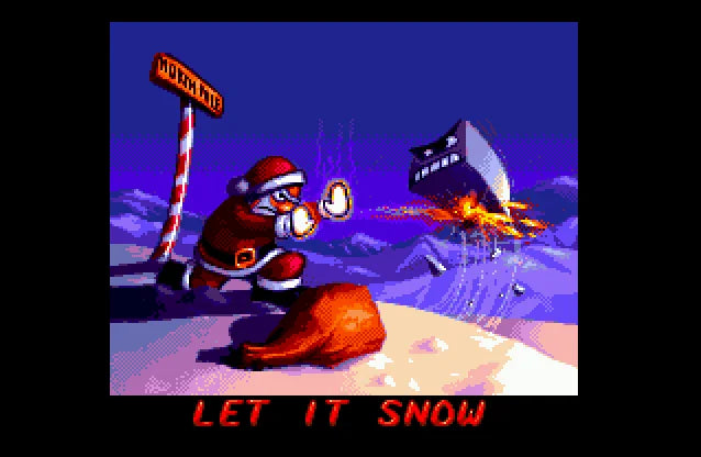 Daze Before Christmas (SNES Compatible) - Reproduction Video Game Cartridge