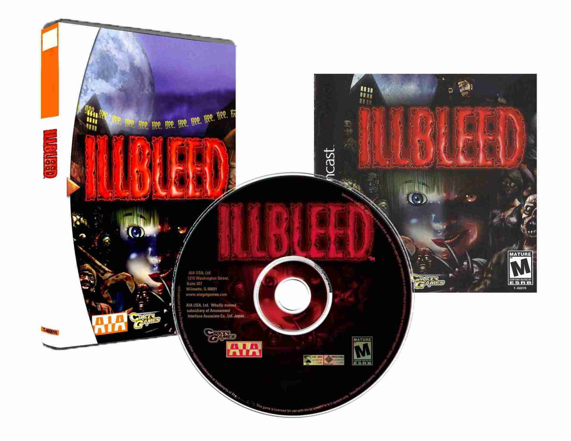 Illbleed (DVD Box) (Dreamcast Compatible) - Reproduction Video Game CD image 0