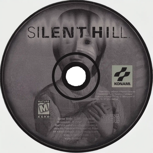 Silent Hill (DVD Case) - (PS1 Compatible for Polymega or Modded PS1) - Reproduction Video Game CD