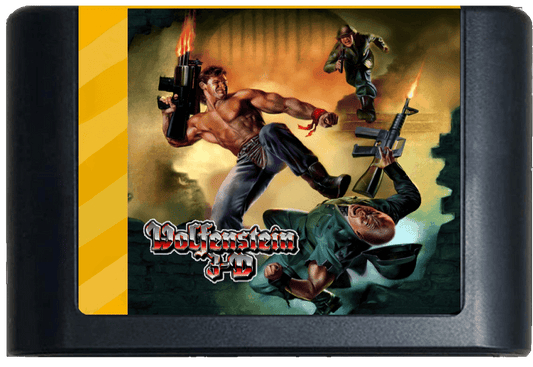 Wolfenstein 3D (Shareware, Homebrew) (32X Compatible) - Reproduction Video Game Cartridge image 0