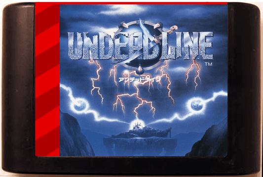 Undead Line (Genesis Compatible) - Reproduction Video Game Cartridge image 0