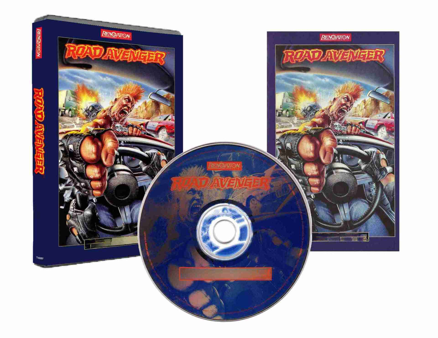 Road Avenger (DVD Case) (Sega CD Compatible) - Reproduction Video Game CD image 0