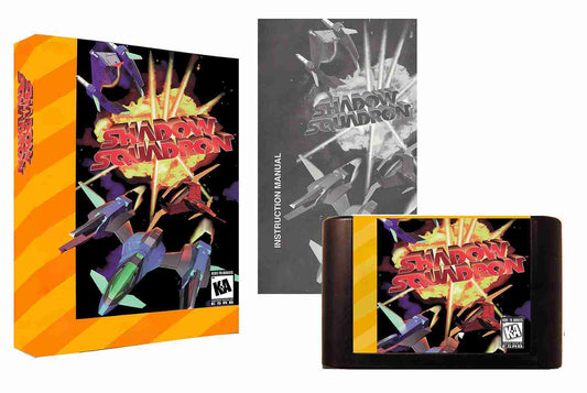 Shadow Squadron (32X Compatible) – Reproduction Video Game Cartridge with Case and Manual image 0