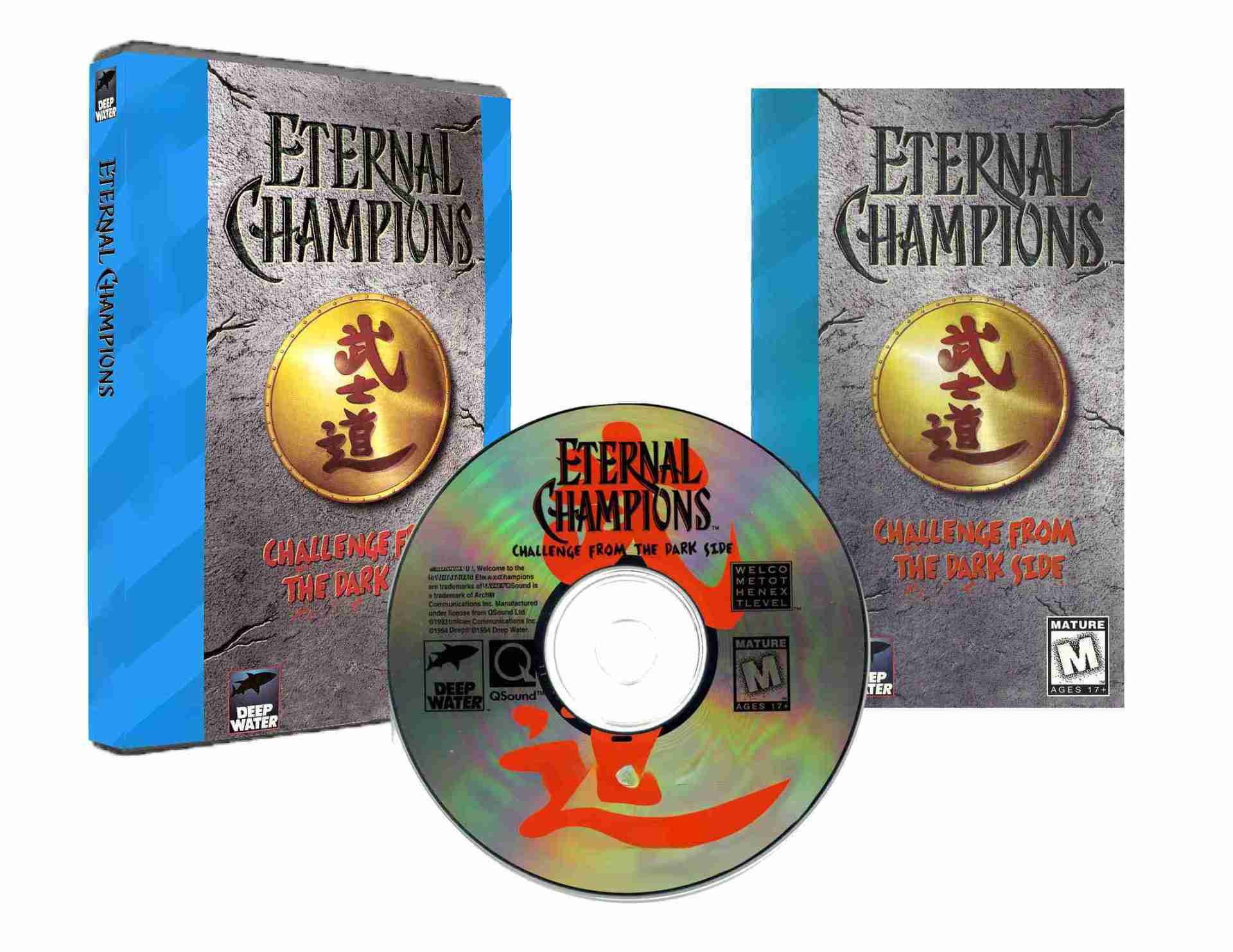 Eternal Champions: Challenge from the Dark Side (Sega CD Compatible) - Reproduction Video Game CD image 0