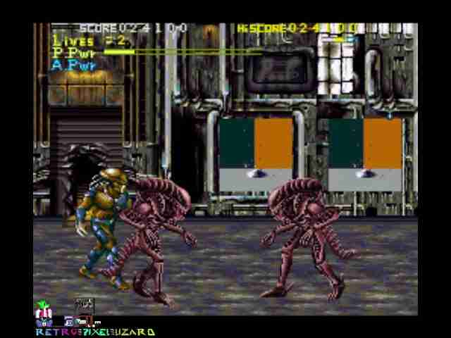 Alien vs. Predator (SNES Compatible) – Reproduction Video Game Cartridge with Case and Manual image 4