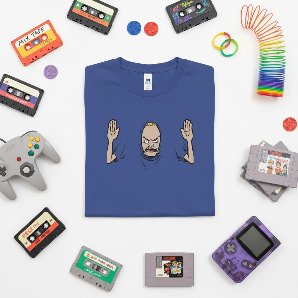 Flat Lay with 90s Props