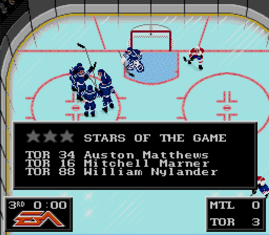 NHL '94 2025 Edition (v3.8) (Genesis Compatible) - Reproduction Video Game Cartridge with Box and Manual