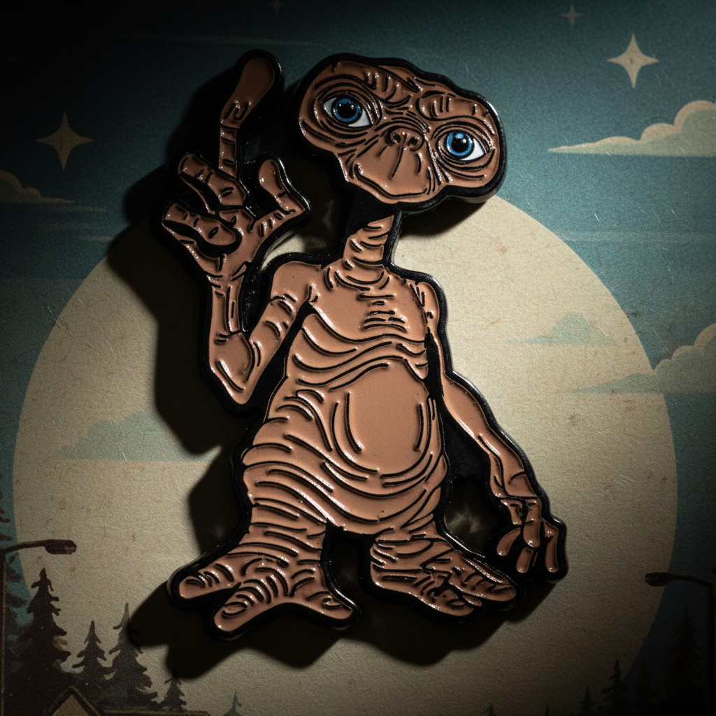 E.T. Enamel Pin – Retro Movie Merch for Collectors