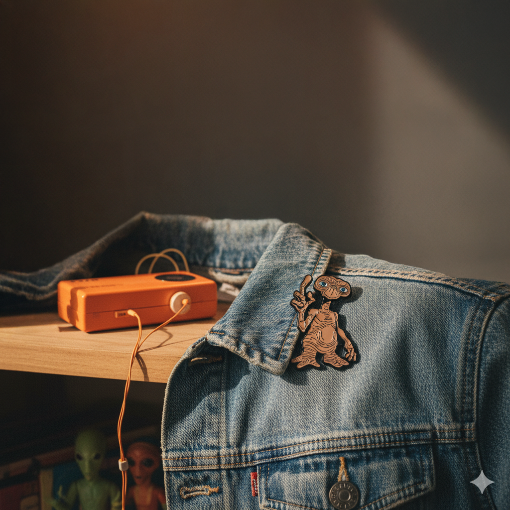 E.T. Enamel Pin – Retro Movie Merch for Collectors