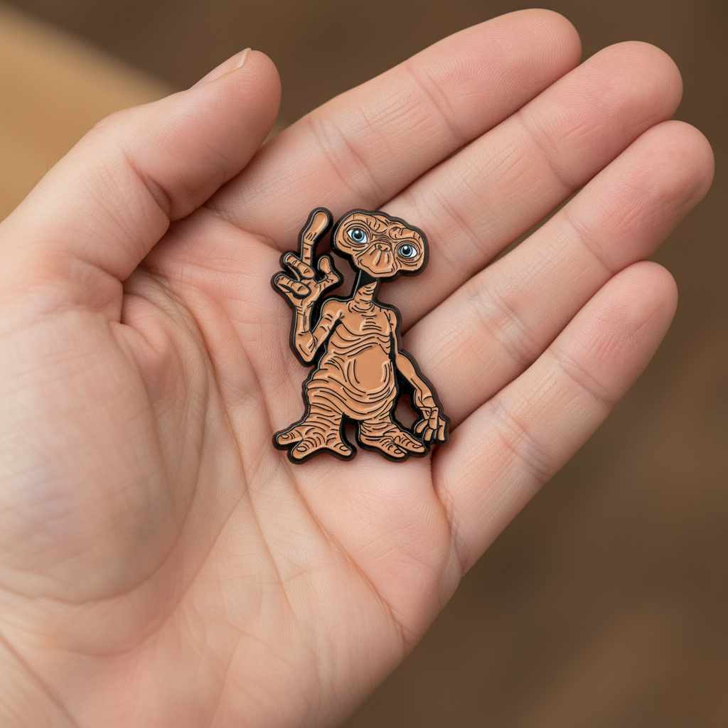 E.T. Enamel Pin – Retro Movie Merch for Collectors