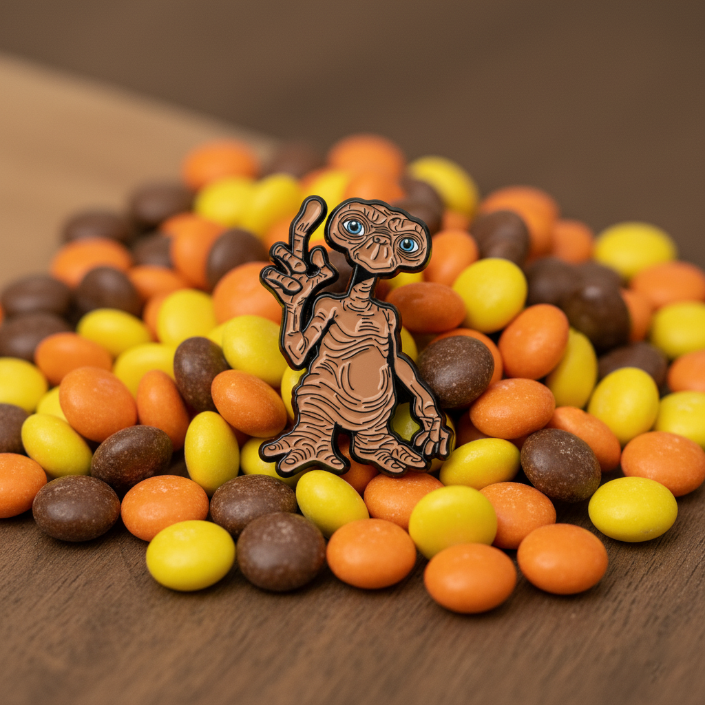 E.T. Enamel Pin – Retro Movie Merch for Collectors