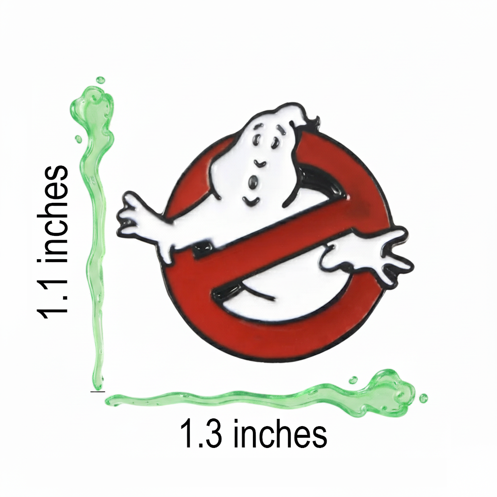 Ghostbusters Logo Enamel Pin – Classic No-Ghost Symbol Collectible