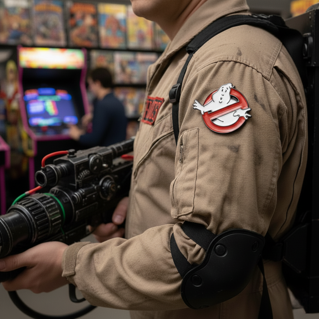 Ghostbusters Logo Enamel Pin – Classic No-Ghost Symbol Collectible