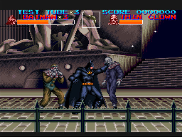 Batman Returns (SNES Compatible) - Reproduction Video Game Cartridge with Box and Manual