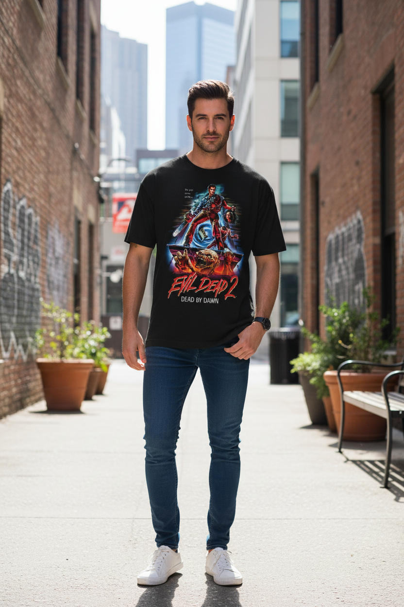 Male model in urban setting