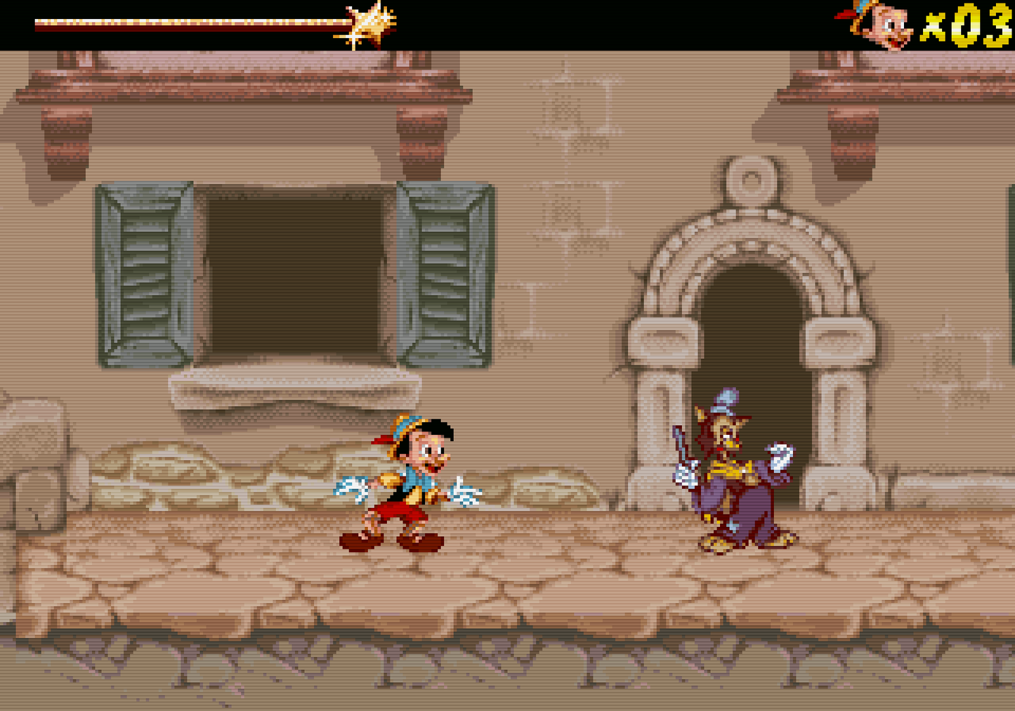 Pinocchio 32X (Prototype) (32 Compatible) – Reproduction Video Game Cartridge with Case