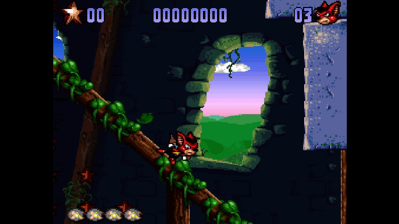 Aero the Acro-Bat 2 (Genesis Compatible) – Reproduction Video Game Cartridge with Case and Manual