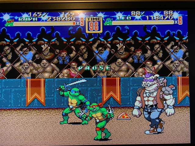 Teenage Mutant Ninja Turtles (of Rage): Shredder's Re-Revenge (Genesis Compatible) - with Case and Manual