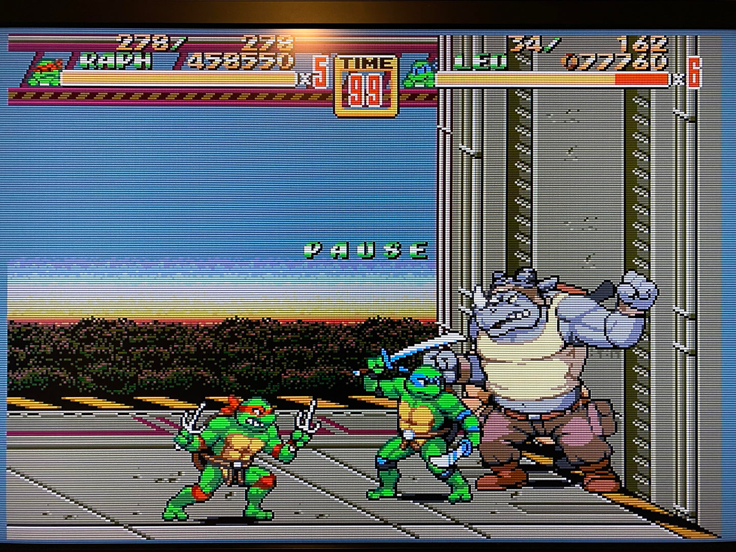 Teenage Mutant Ninja Turtles (of Rage): Shredder's Re-Revenge (Genesis Compatible) - with Case and Manual