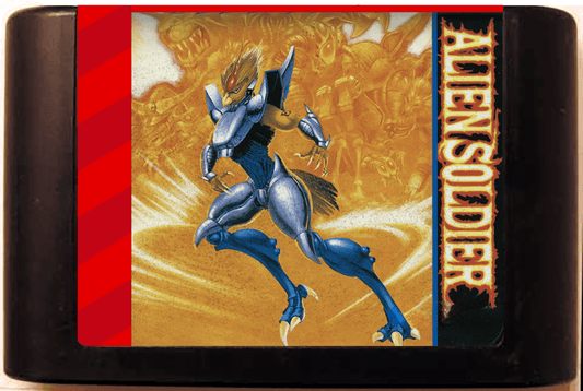 Alien Soldier (Genesis Compatible) - Reproduction Video Game Cartridge image 0