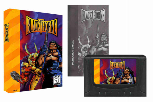 Blackthorne (32X Compatible) (32X Shell) - Reproduction Video Game Cartridge with Case and Manual image 0