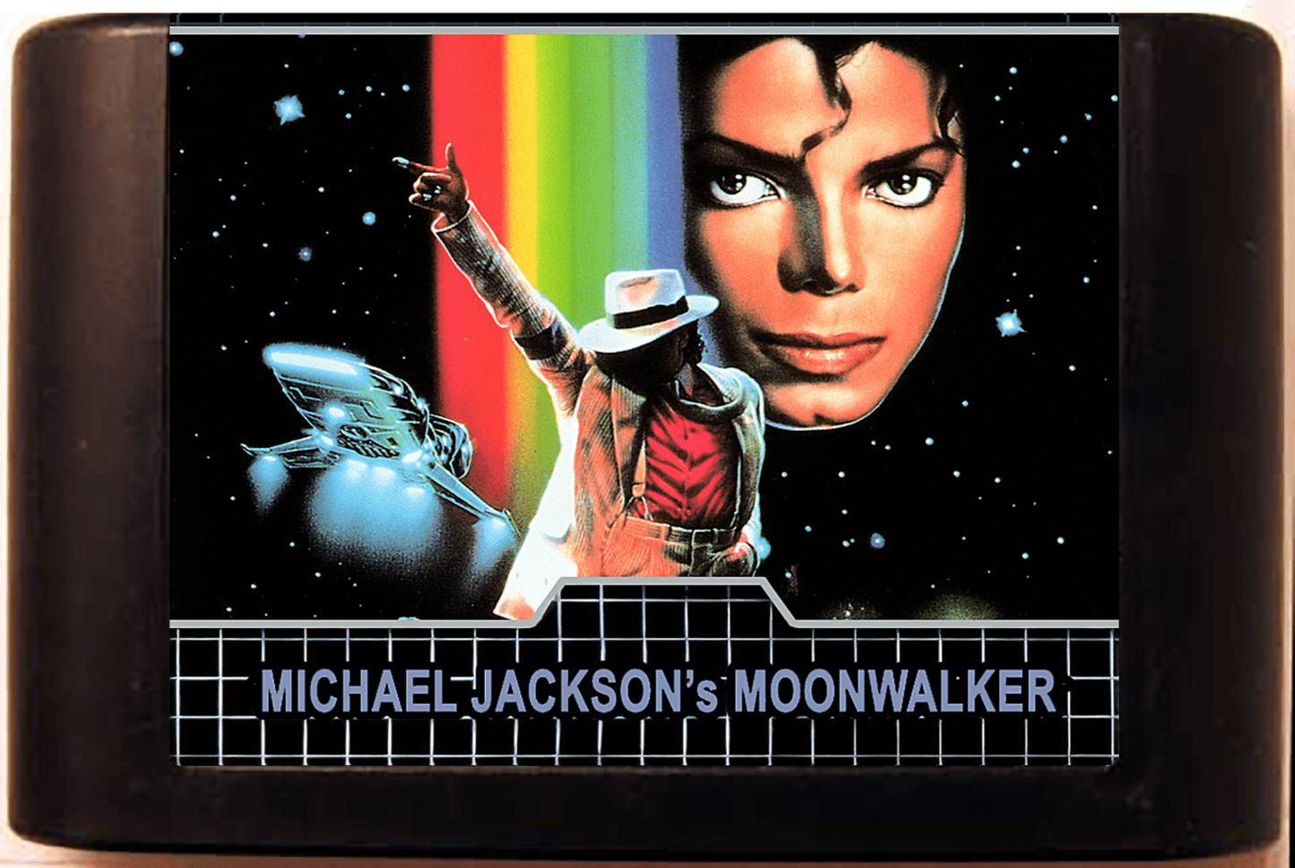 Michael Jackson's Moonwalker (Genesis Compatible) - Reproduction Video Game Cartridge image 0