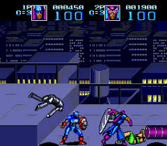 Captain America and the Avengers (Genesis Compatible) - Reproduction Video Game Cartridge