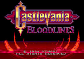 Castlevania Bloodlines (Genesis Compatible) - Reproduction Video Game Cartridge