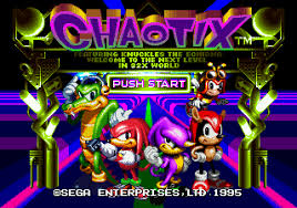 Knuckles' Chaotix (32X Compatible) (32X Shell) – Reproduction Video Game Cartridge with Holographic Label, Case and Manual