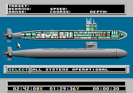 688 Attack Sub (Genesis Compatible) - Reproduction Video Game Cartridge with Case and Manual