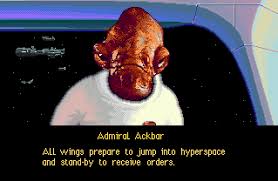 Character from a video game with text overlay on a screen. Star Wars 32X CrebbaTECH: RETROVERSE