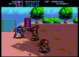 Captain America and the Avengers (Genesis Compatible) - Reproduction Video Game Cartridge
