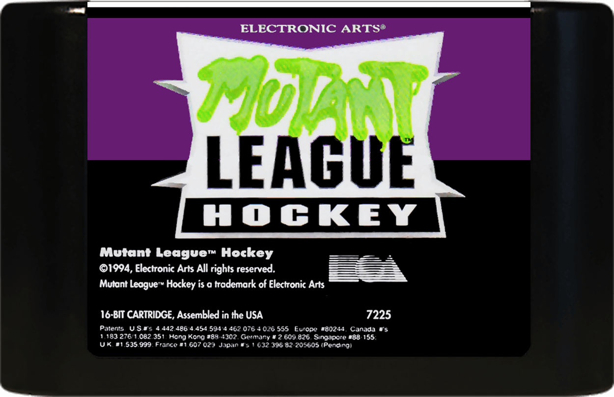 Mutant League Hockey (Genesis Compatible) - Reproduction Video Game Cartridge image 0