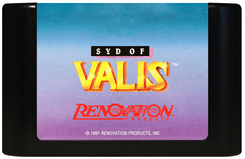 Syd of Valis (Genesis Compatible) - Reproduction Video Game Cartridge image 0