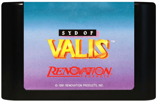 Syd of Valis (Genesis Compatible) - Reproduction Video Game Cartridge image 0